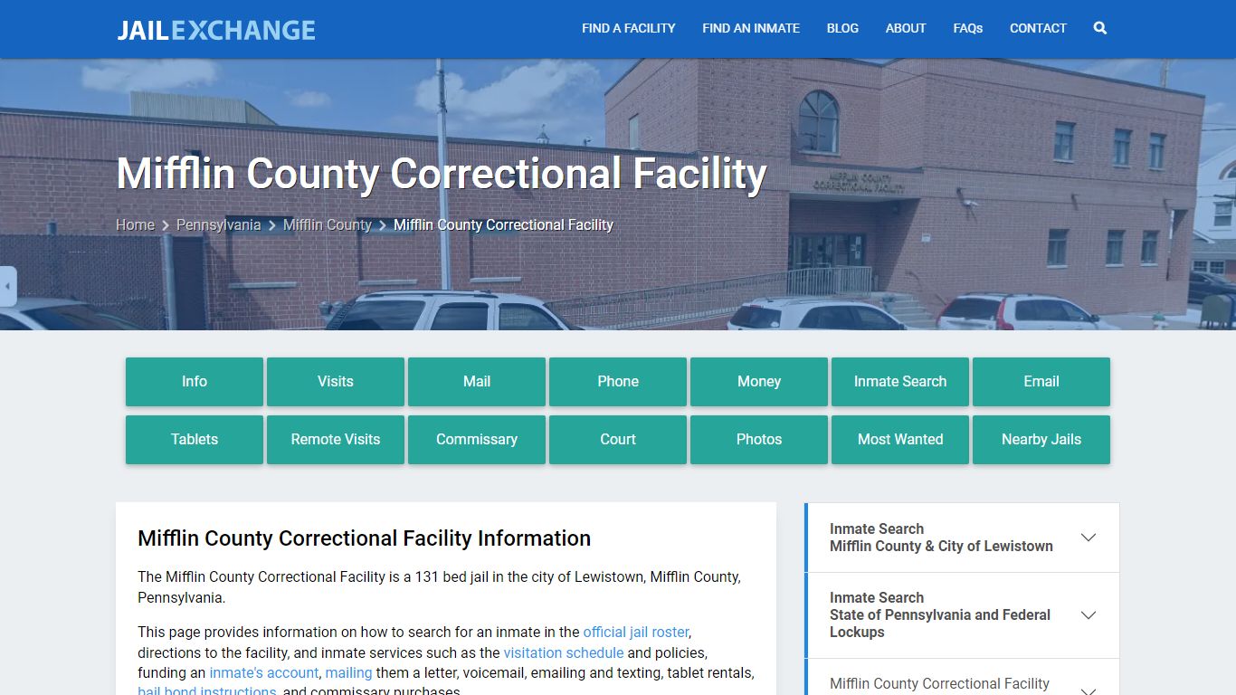 Mifflin County Correctional Facility - Jail Exchange